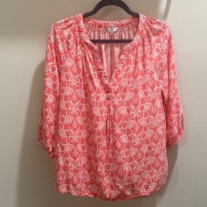 Crown & Ivy blouse, pink